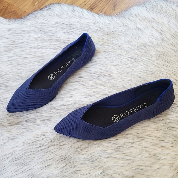 Rothy's Shoes - Rothy's Cobalt Blue Pointed Toe Flats Size 6.5